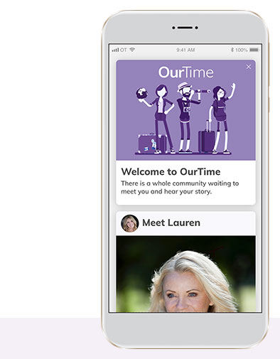 OurTime App Mobile Phone